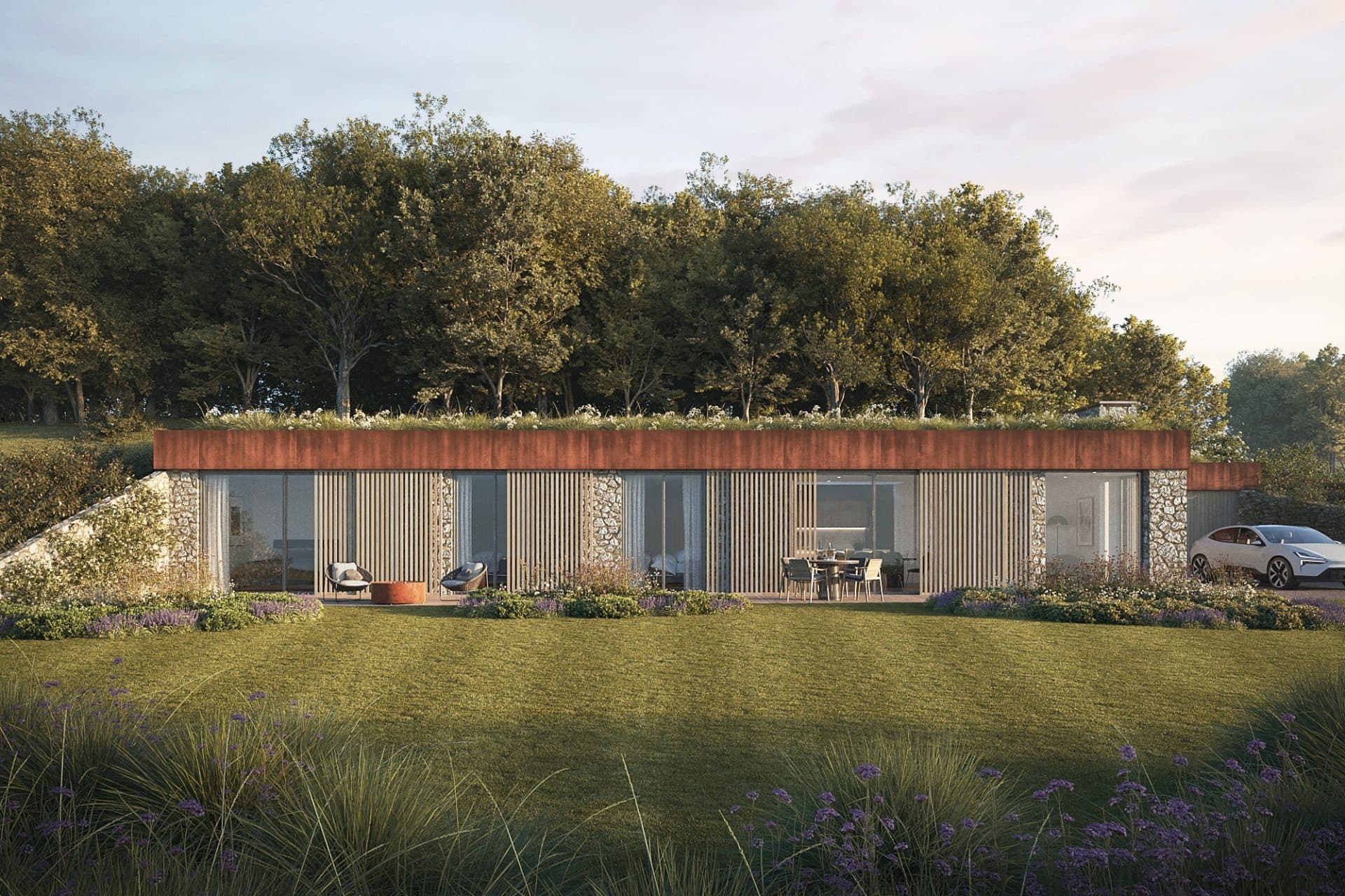 CGI of self build plot in Goudhurst