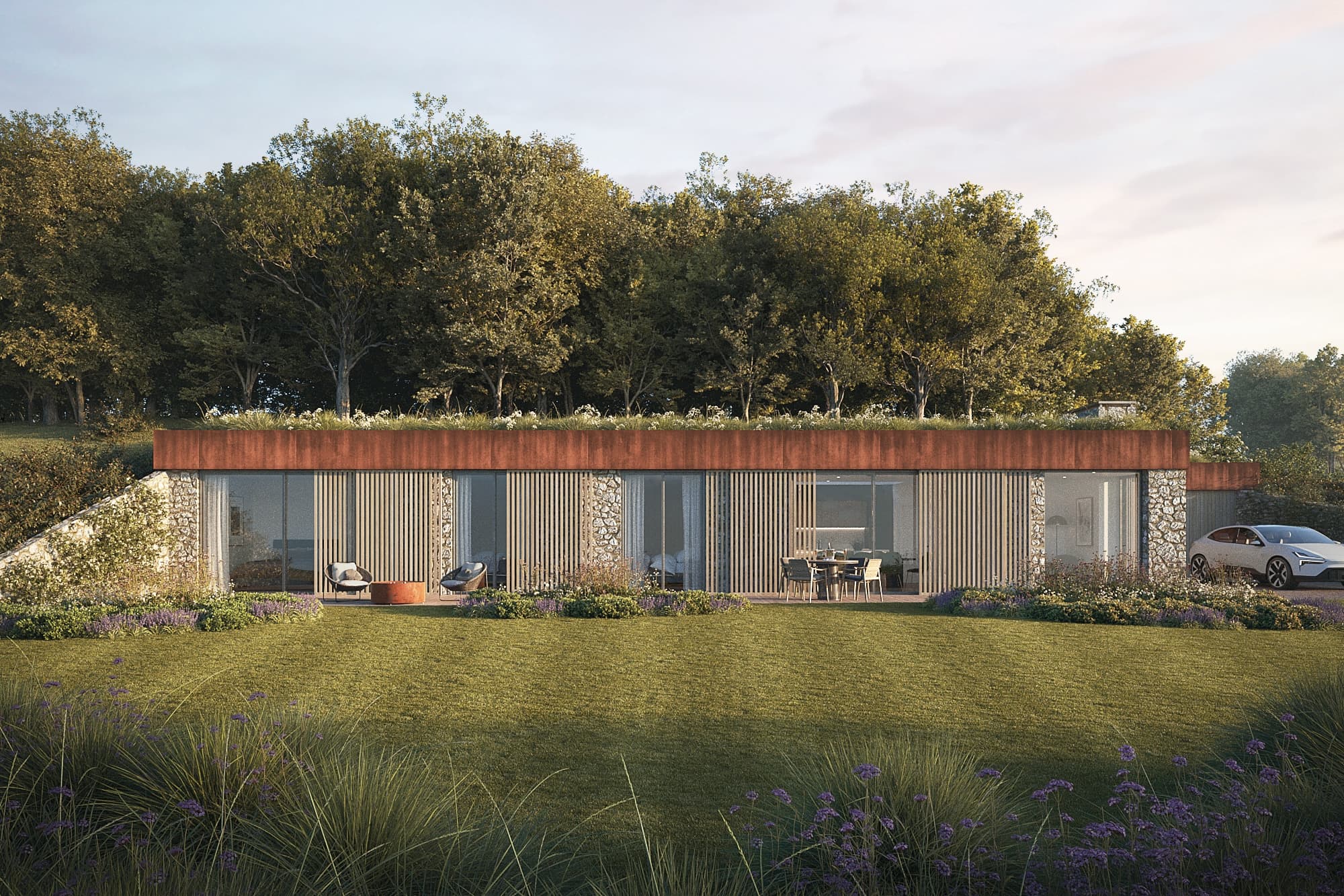 CGI of self build plot in Goudhurst