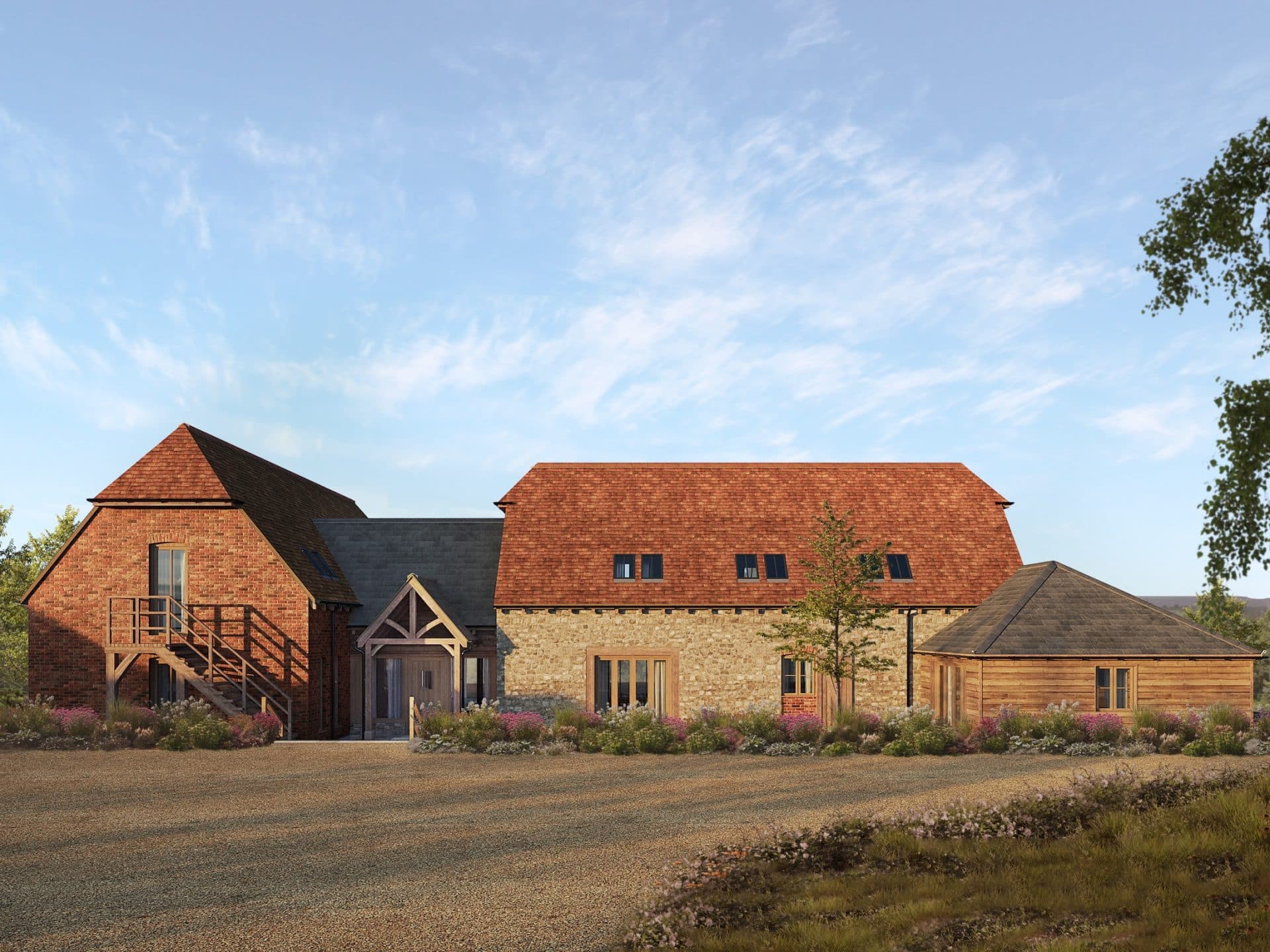Plot 1 CGI Front Elevation