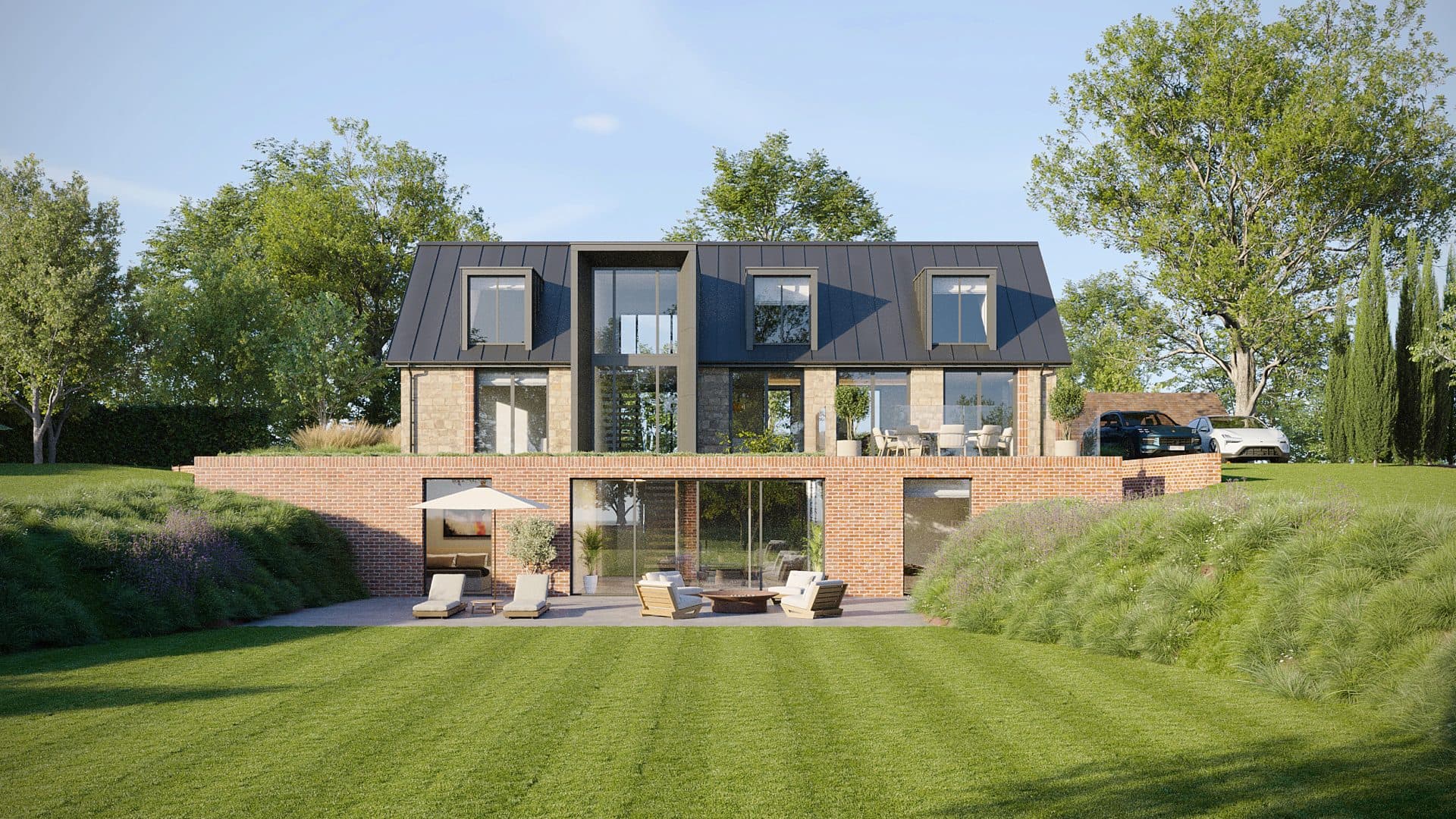 Single self build residential plot for sale in Ivy Hatch, Kent via The Land Agency