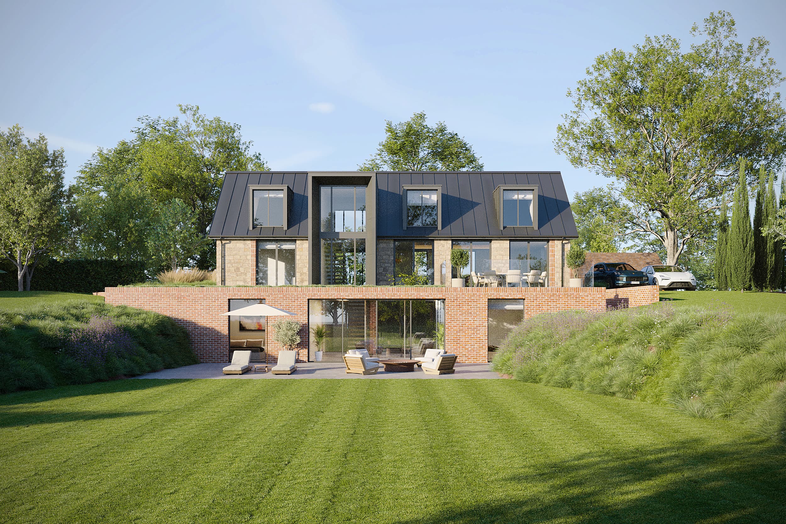 Single self build residential plot for sale in Ivy Hatch, Kent via The Land Agency