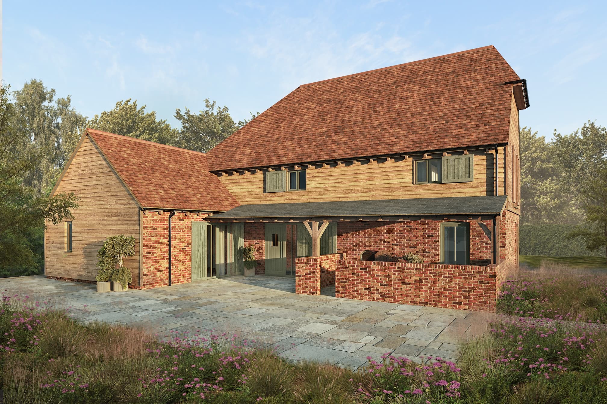 Self build plot of circa 1 acre for sale in Broad Oak, Heathfield with views across East Sussex countryside. Contact The Land Agency.