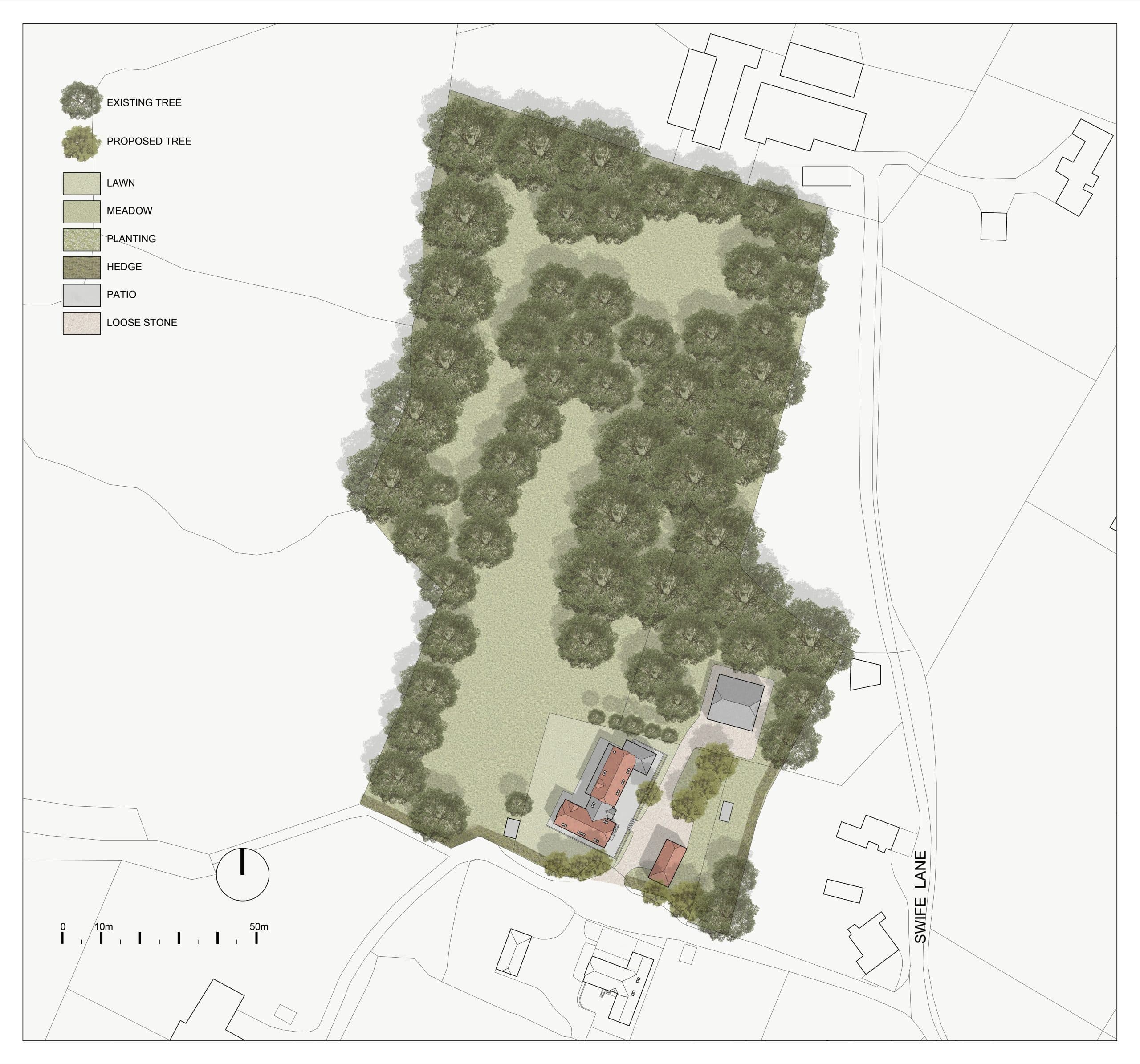 Self build plot for sale in Broad Oak, Heathfield with views across East Sussex countryside via The Land Agency.