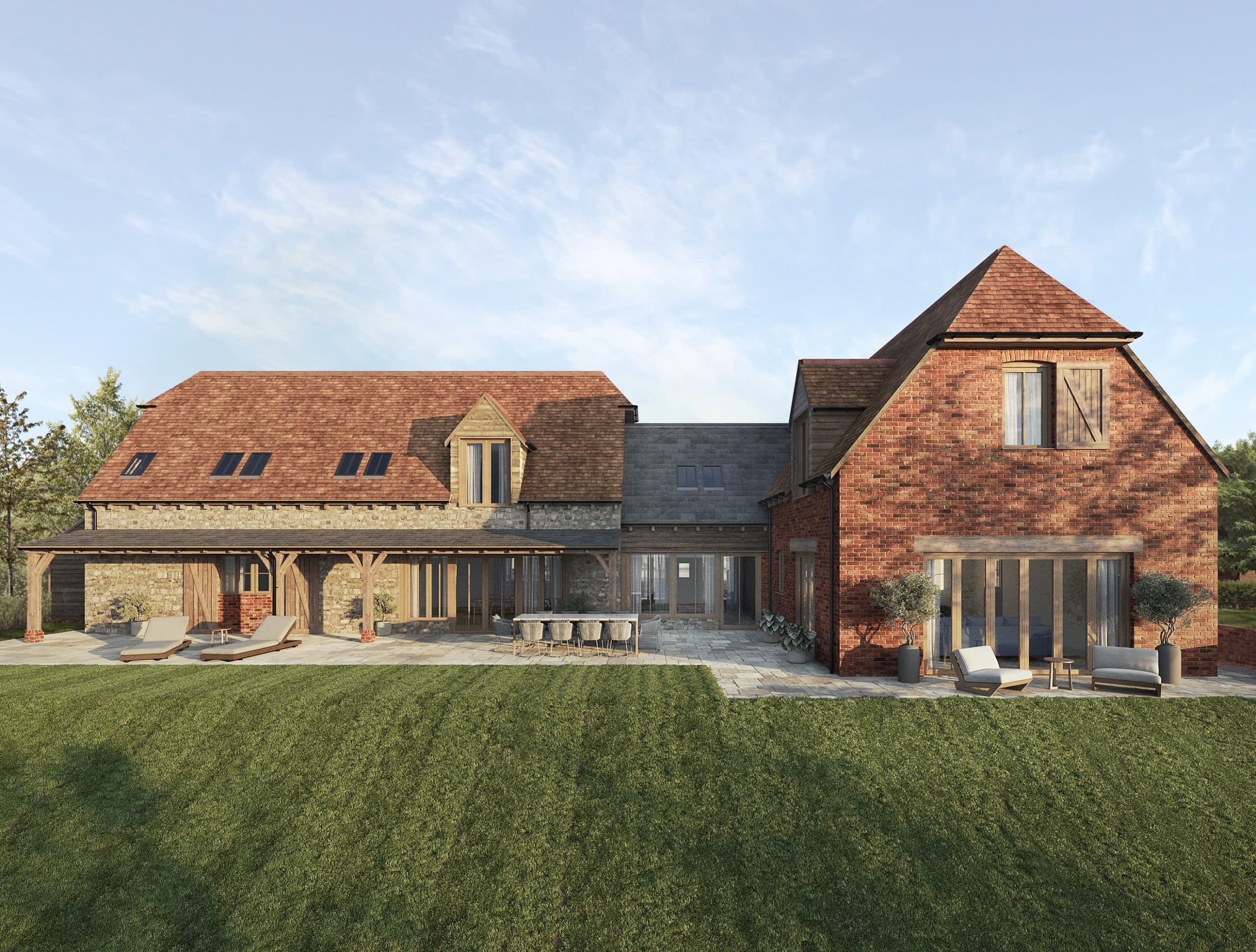 Self build plot for sale in Broad Oak, Heathfield with views across East Sussex countryside via The Land Agency.