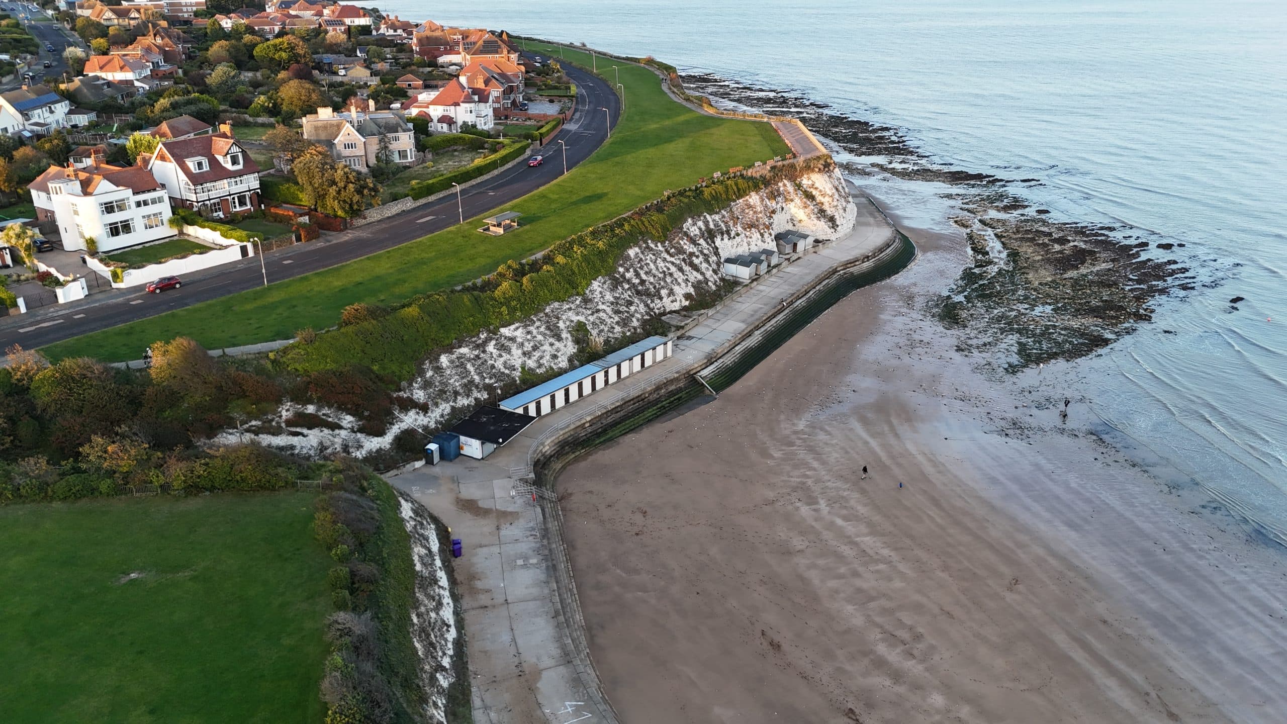 Plots for sale at Dumpton Gap Beach, Broadstairs via The Land Agency