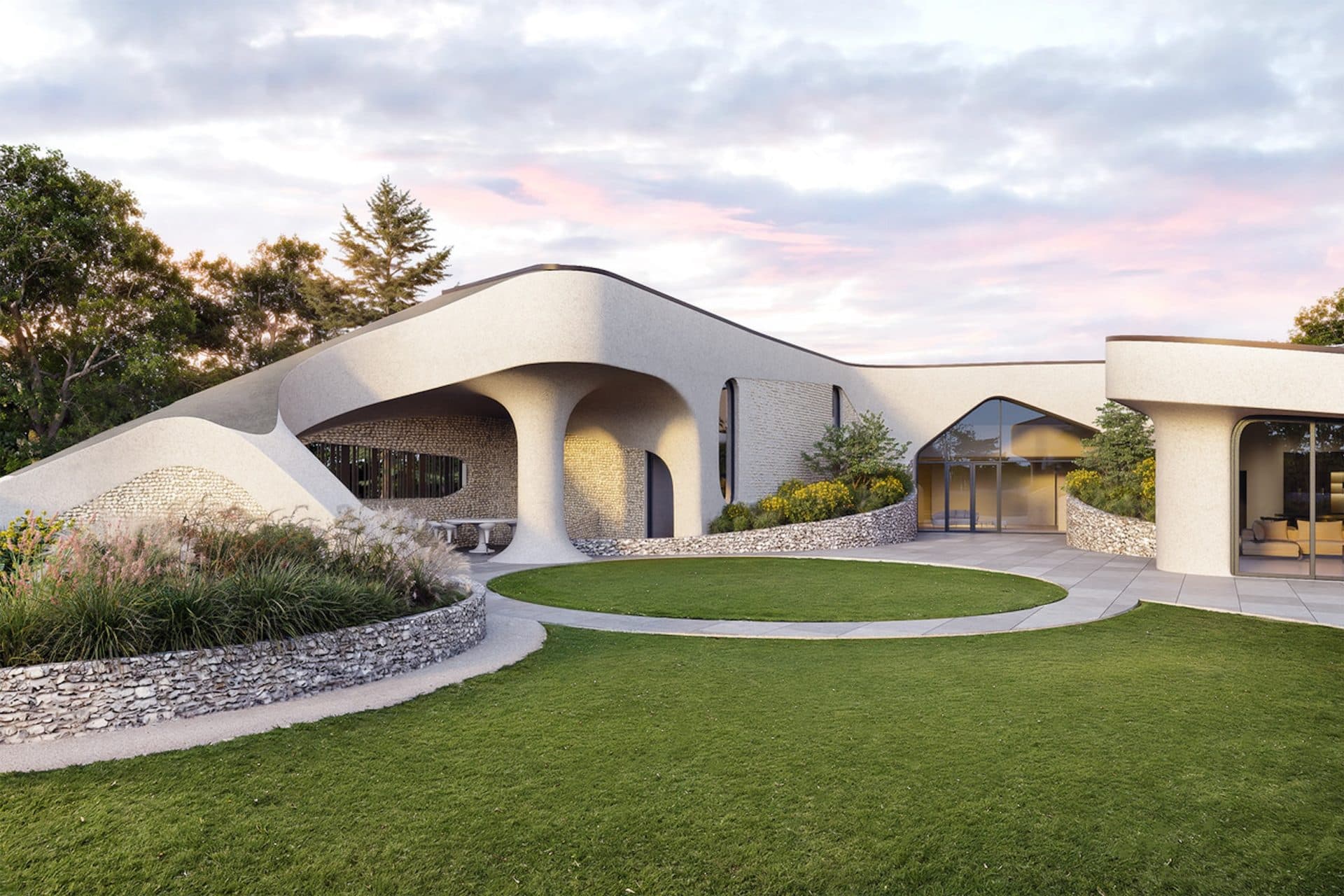 Exceptional Paragraph 84 dwelling for sale on the edge of the South Downs National Park, near Chichester. 24 acres set in peaceful Sussex countryside