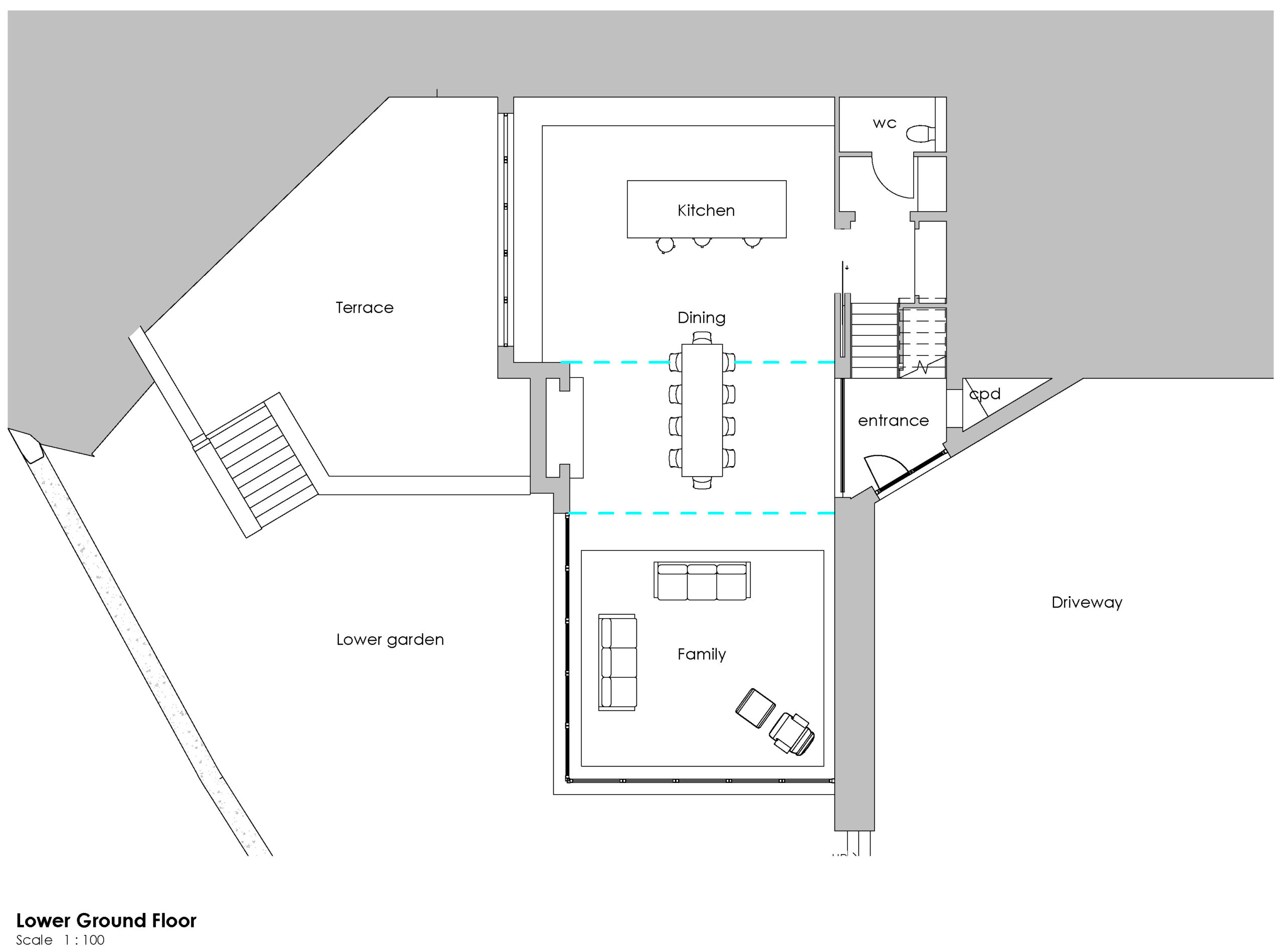 Example Floor Plan, Royal Tunbridge Wells, Culverden Down